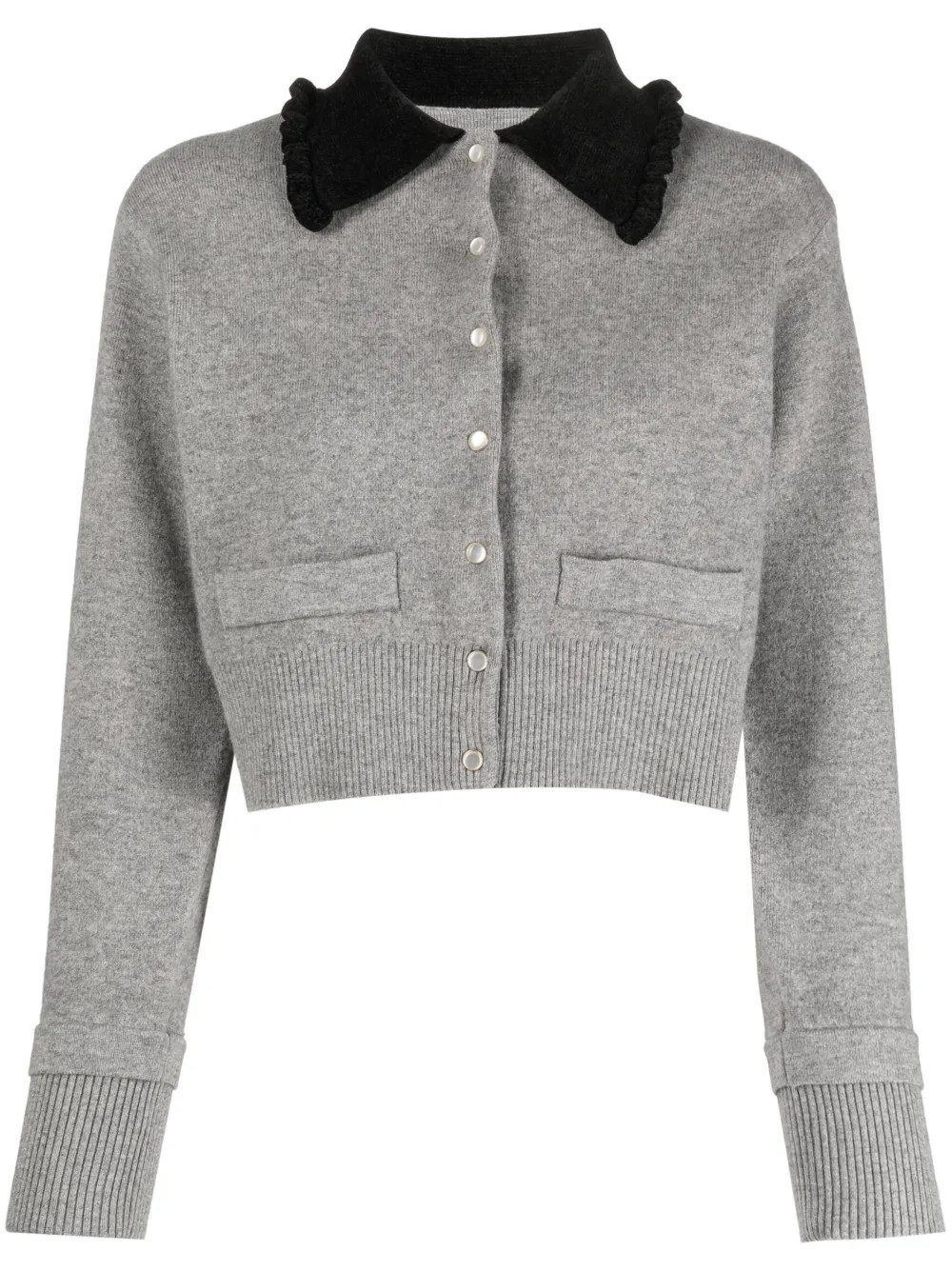 SANDRO long-sleeve button-up Cardigan - Farfetch | Farfetch Global