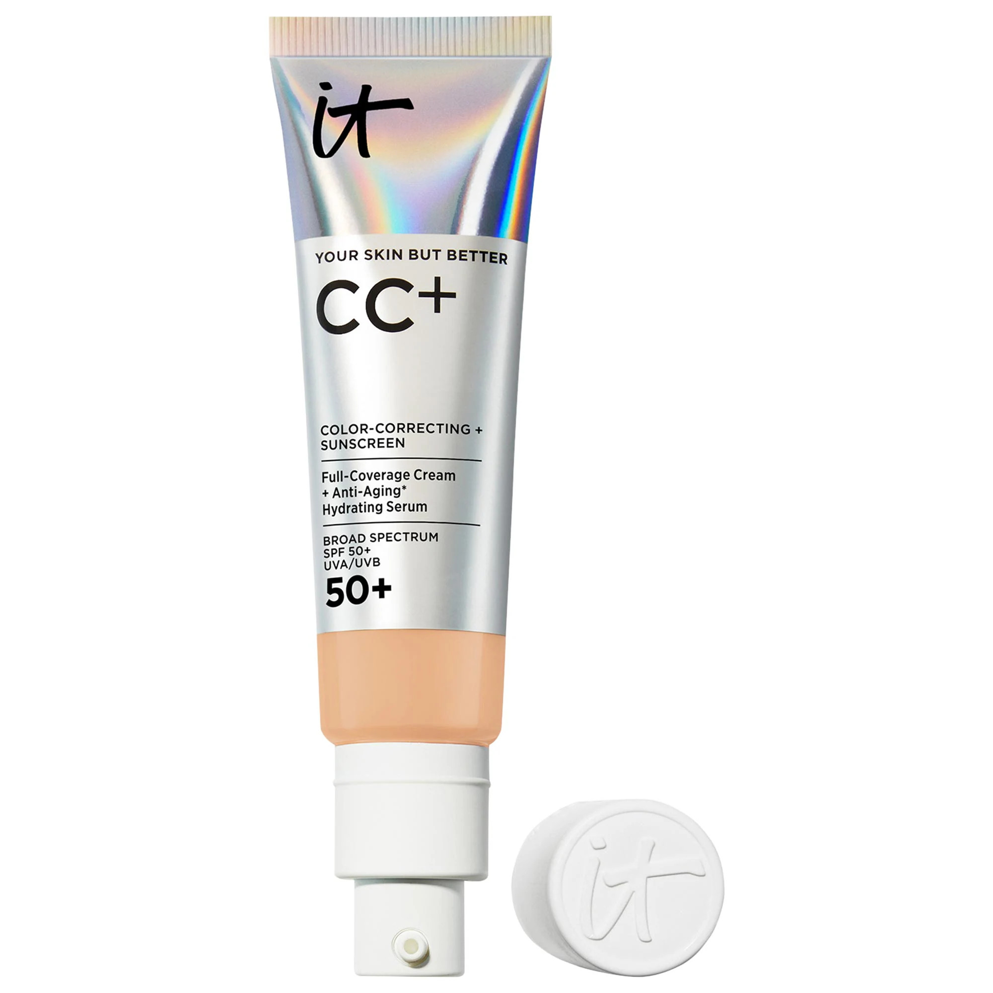 IT Cosmetics CC+ Cream with SPF 50+ Medium 1.08 oz/ 32 mL | Sephora (US)