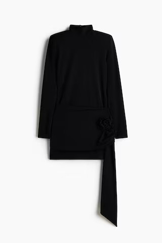 H & M - Shoulder-pad dress - Schwarz - Damen | H&M (DE, AT, CH, NL, FI)
