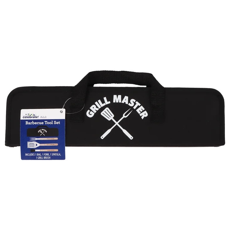 Grill Master Barbecue Tool Set, 4 Pieces, Father's Day by Way To Celebrate | Walmart (US)