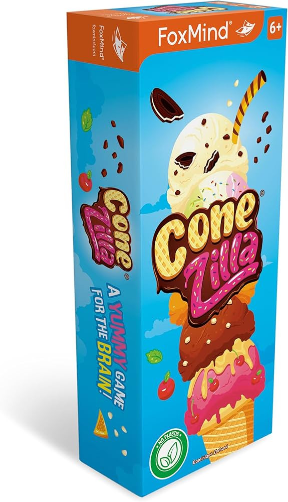 FoxMind Games: ConeZILLA – Learn Through Play with Ice Cream Scoops, Memory Board Games Categor... | Amazon (US)