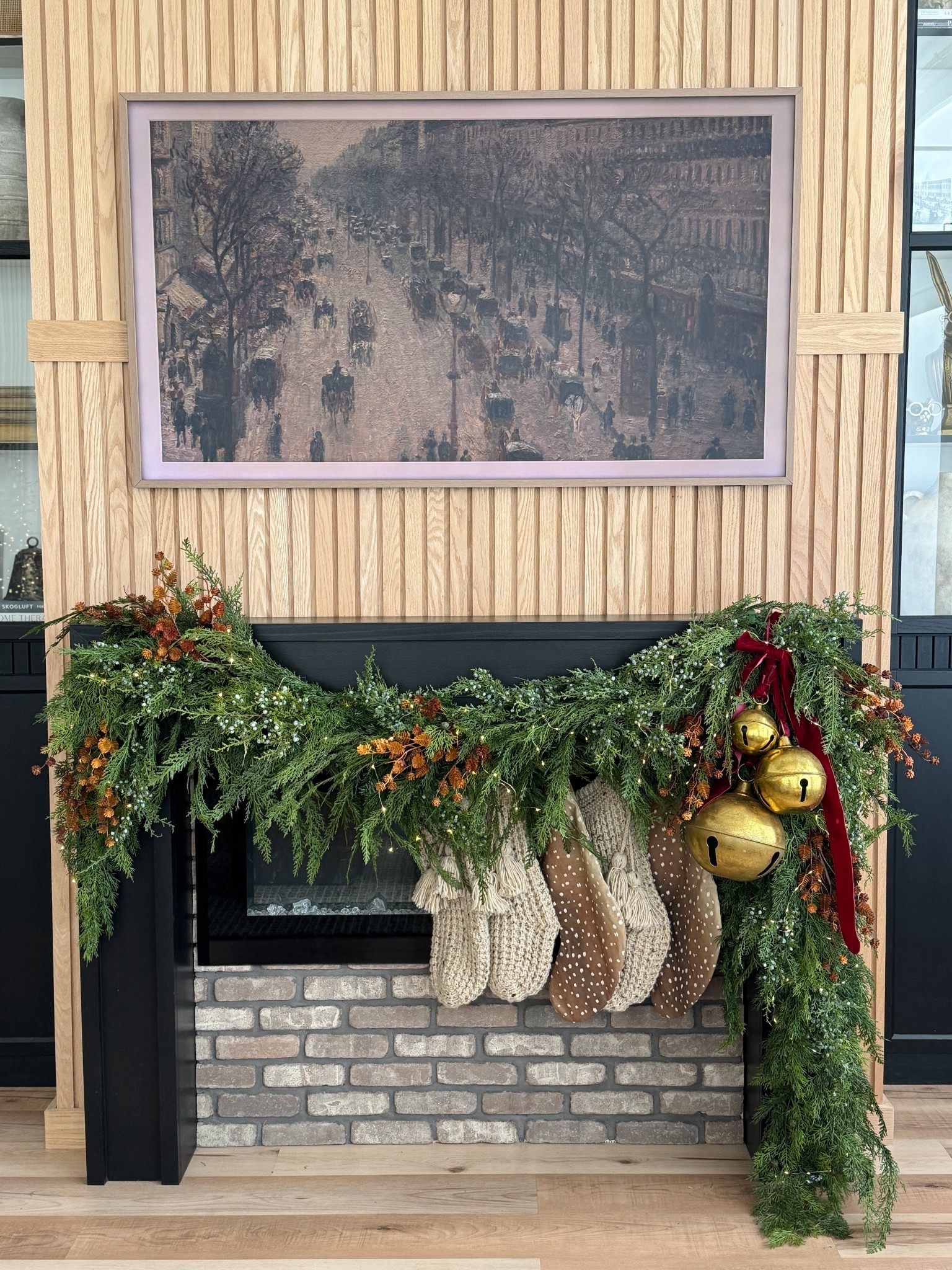 Christmas fireplace mantle decor 

#LTKFindsUnder100 #LTKHome #LTKHoliday