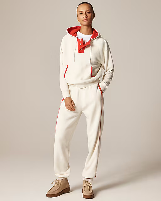 Heritage terry jogger pant with side stripe | J. Crew US