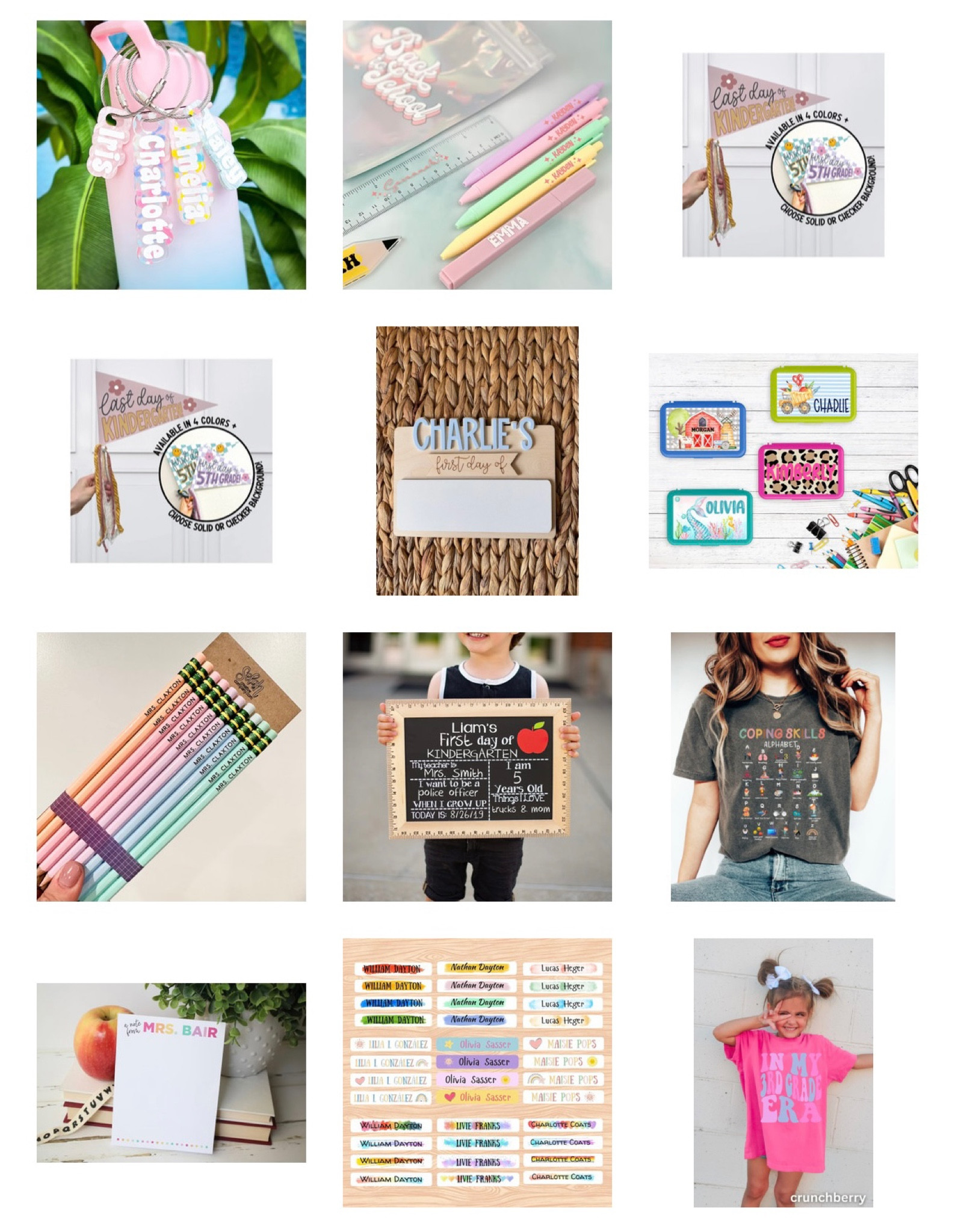 Back to school Etsy shop finds 

#LTKBacktoSchool #LTKkids #LTKFind