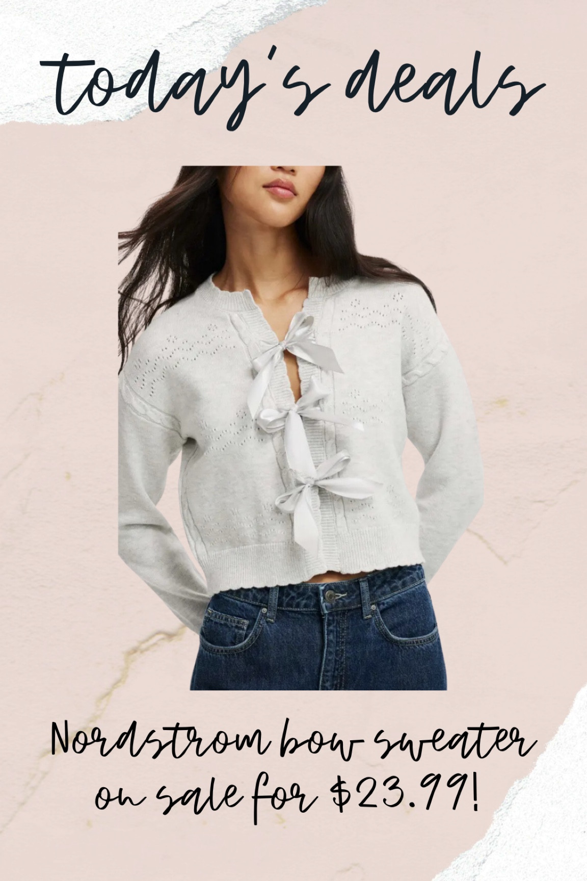 Nordstrom bow sweater 

#LTKCyberWeek #LTKFindsUnder50 #LTKSaleAlert