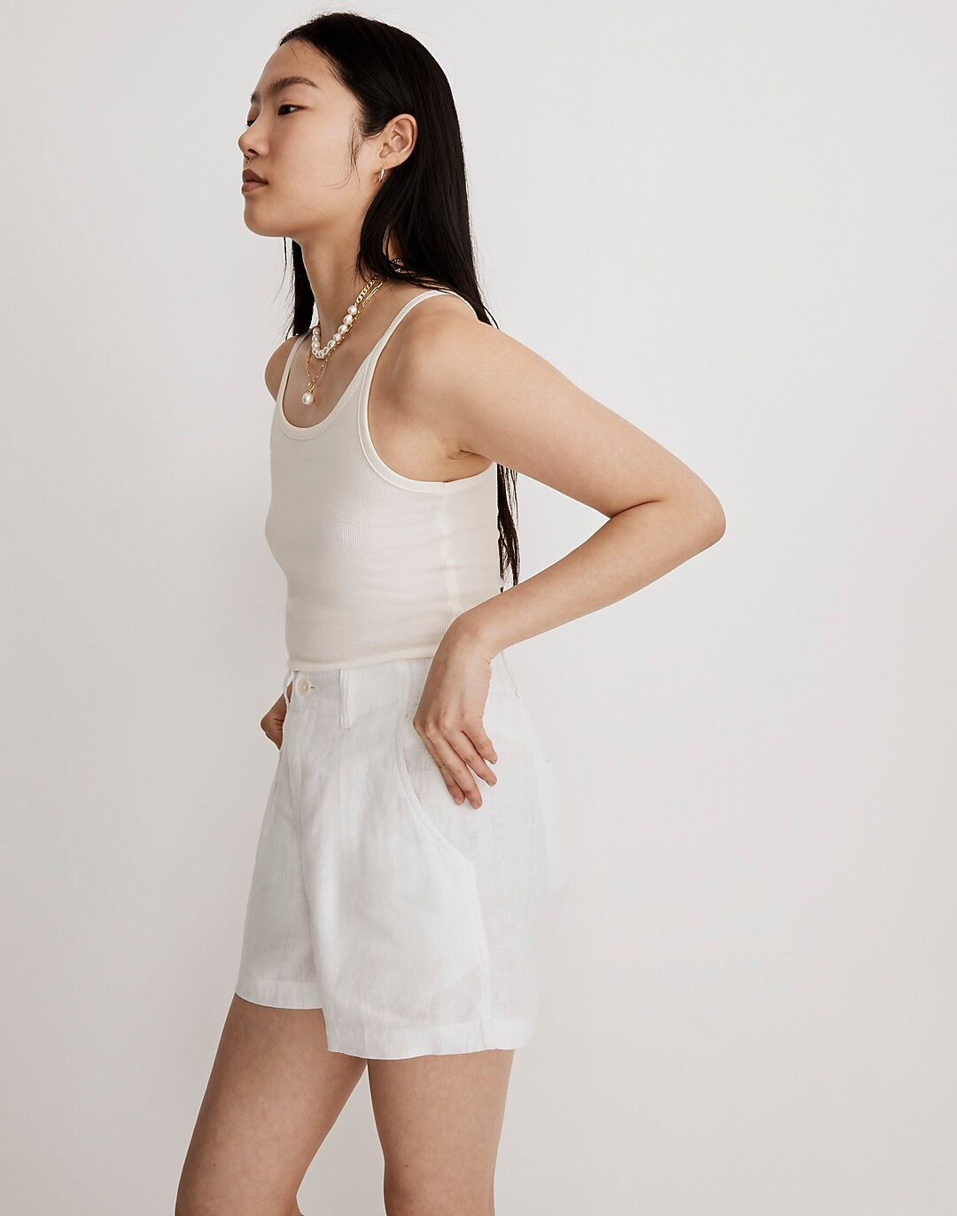 The Neale Short in 100% Linen | Madewell