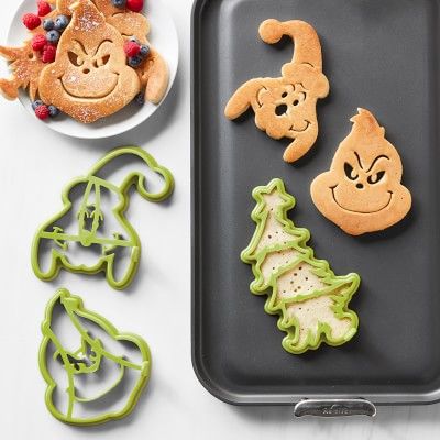 Williams Sonoma  The Grinch™ Pancake Molds | Williams Sonoma | Williams-Sonoma