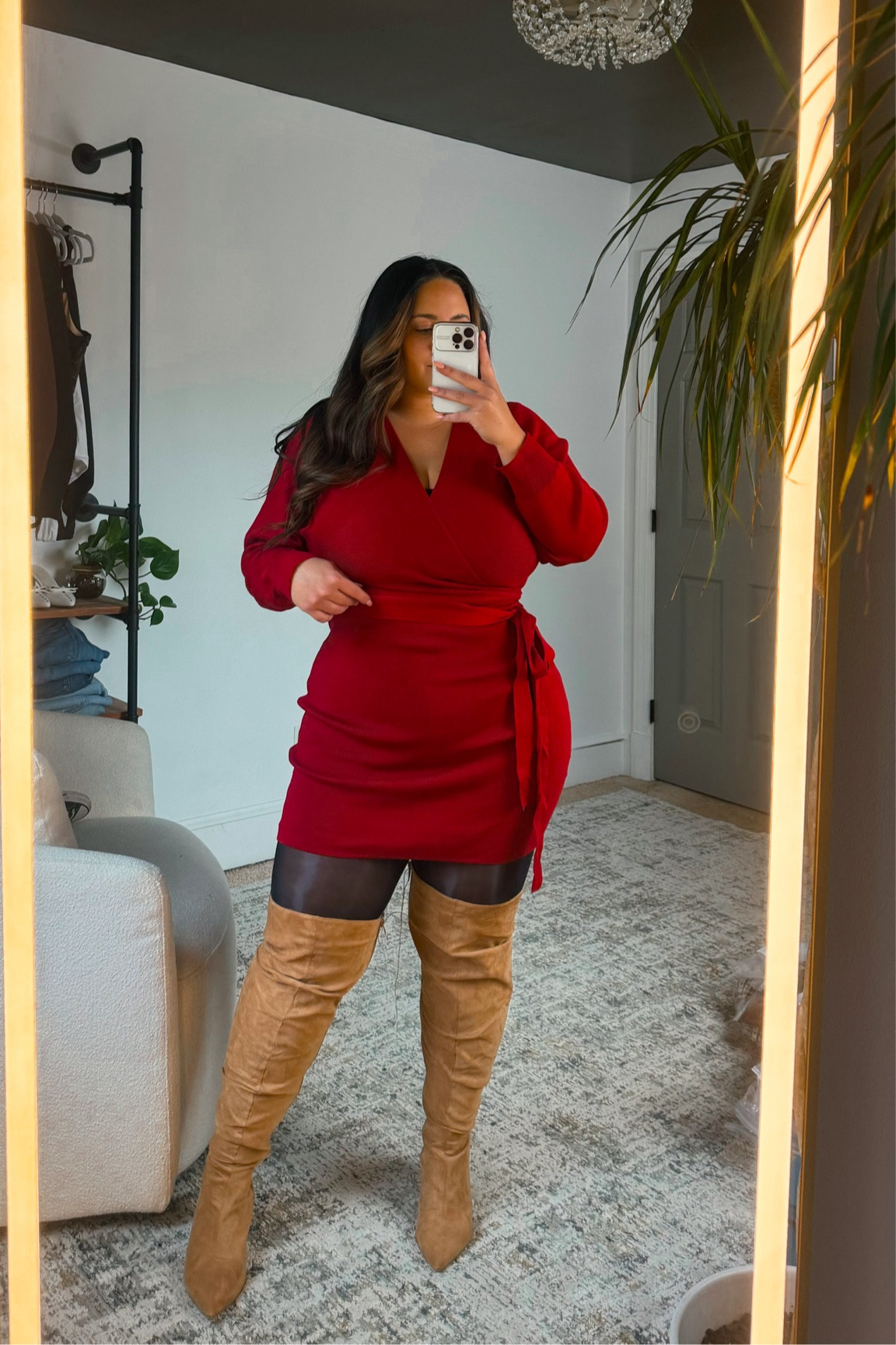 THESE BOOTS RUN LARGE! 

I am normally a size 8-8.5, and the 8.5 are BIG. I recommend going at least 0-1 size down. 

Calf also runs a bit large, my calves are 18.5-19” and they zip with EASE. 

Otherwise amazing quality and are very comfortable! 

Dress is shown in a size XL 

#extrawidecalf #widecalfboots #boots #ltkcurves #size14 #size16 #falloutfits 

#LTKPlusSize #LTKShoeCrush #LTKMidsize
