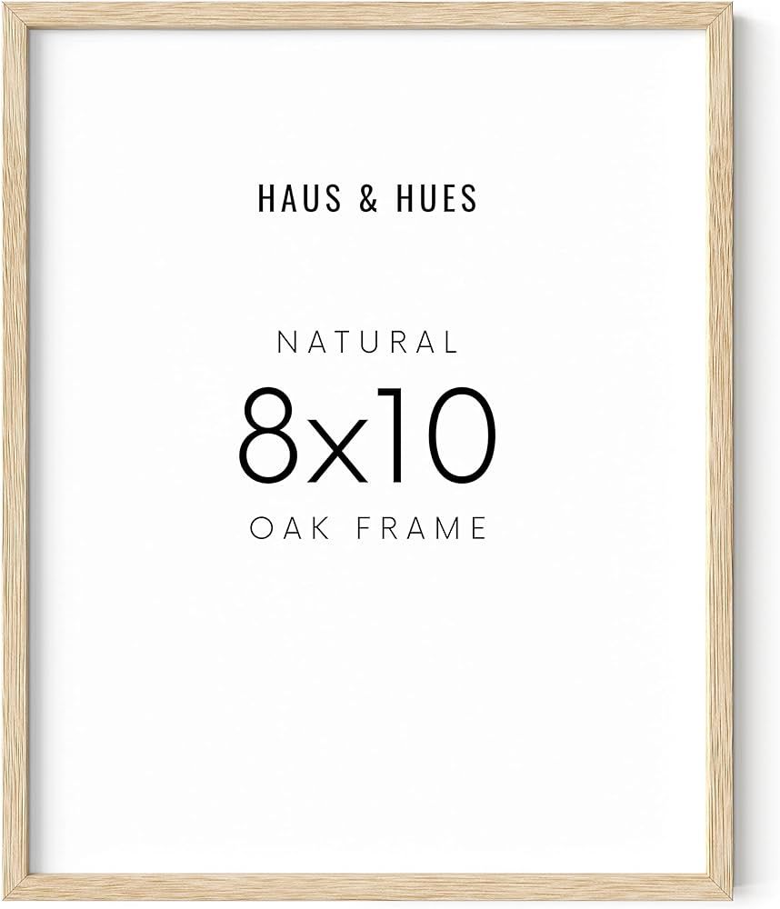 HAUS AND HUES 8x10 Frame - 8x10 Wood Picture Frame Wood Frames 8x10 Wood Frame Natural Wood Pictu... | Amazon (US)