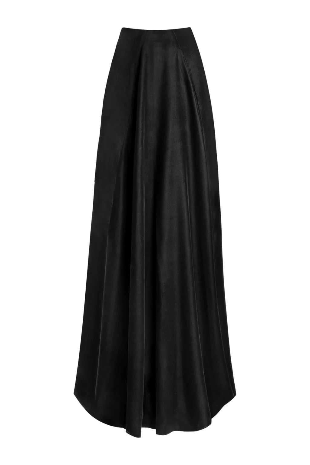 Persica Maxi Velvet Skirt - Black | Rosewater Collective