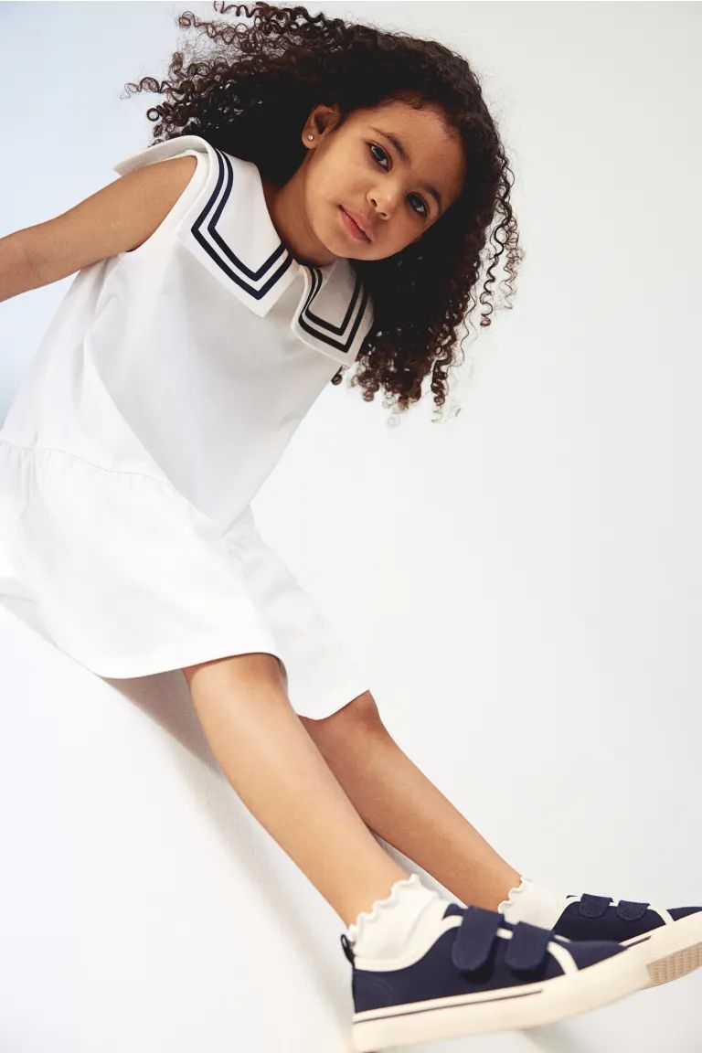 Cotton Jersey Sailor Dress | H&M (US + CA)