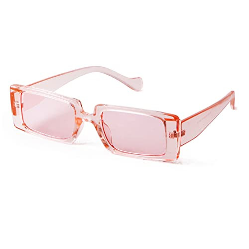 GIFIORE Trendy Rectangle Sunglasses Retro Cool 90s Vintage Fashion Narrow Square Frame Sun Glasse... | Amazon (US)
