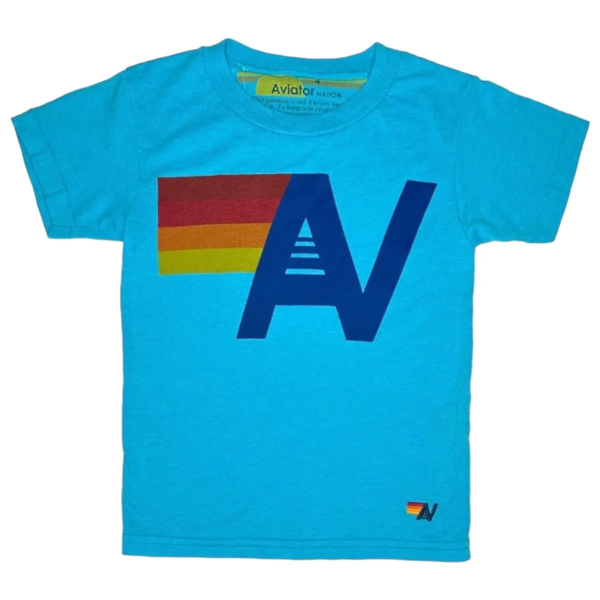 AV NEON TSHIRT 2 / BLUE | Mini Dreamers 