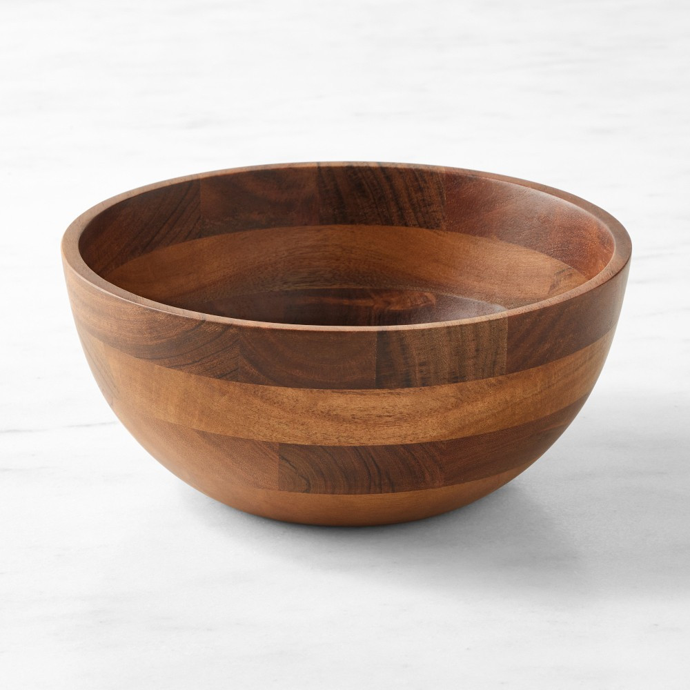 Acacia Salad Bowl and Salad Hands | Williams-Sonoma