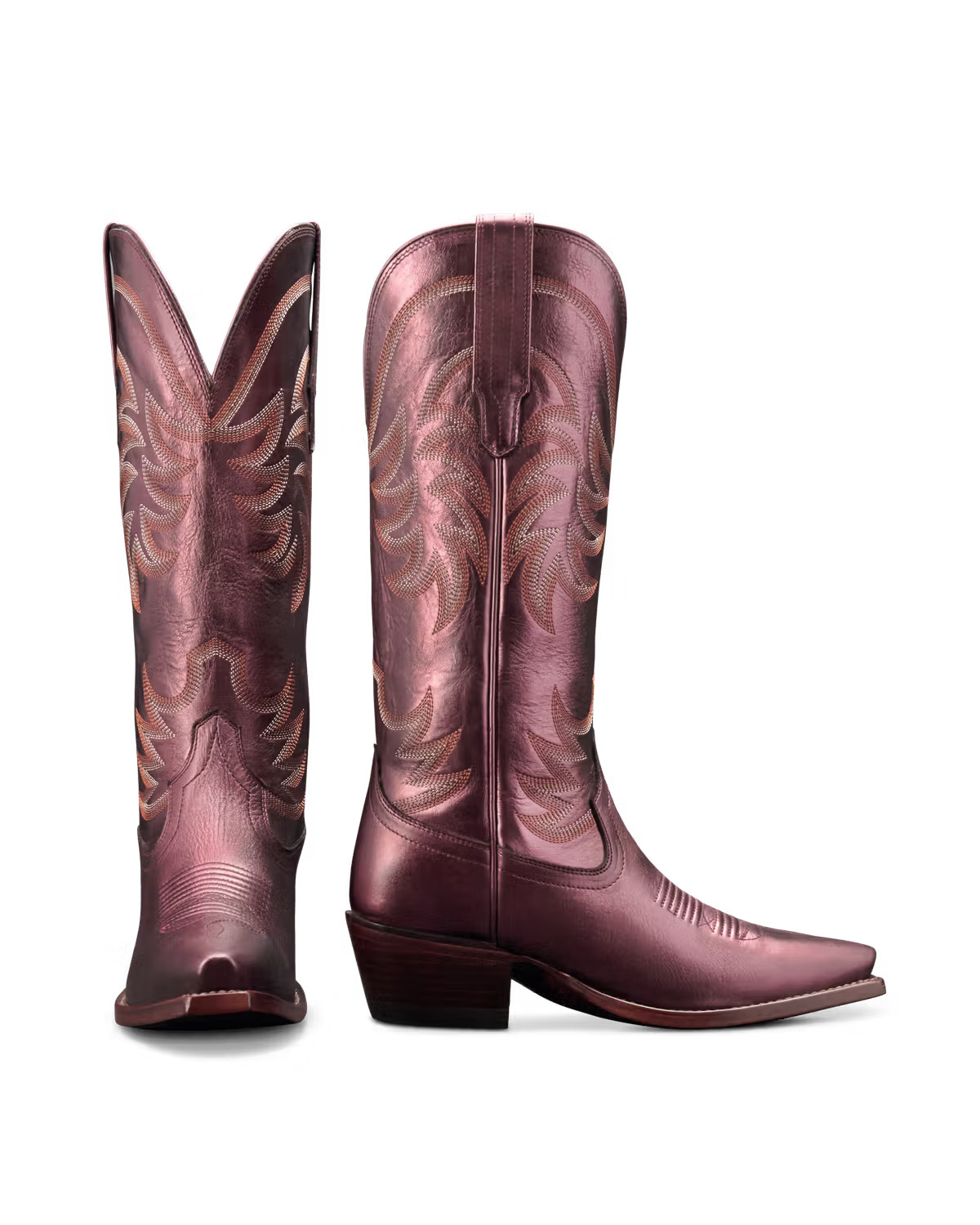 The Annie in Berry Cowhide - Women's Cowgirl Boot | Tecovas | Tecovas