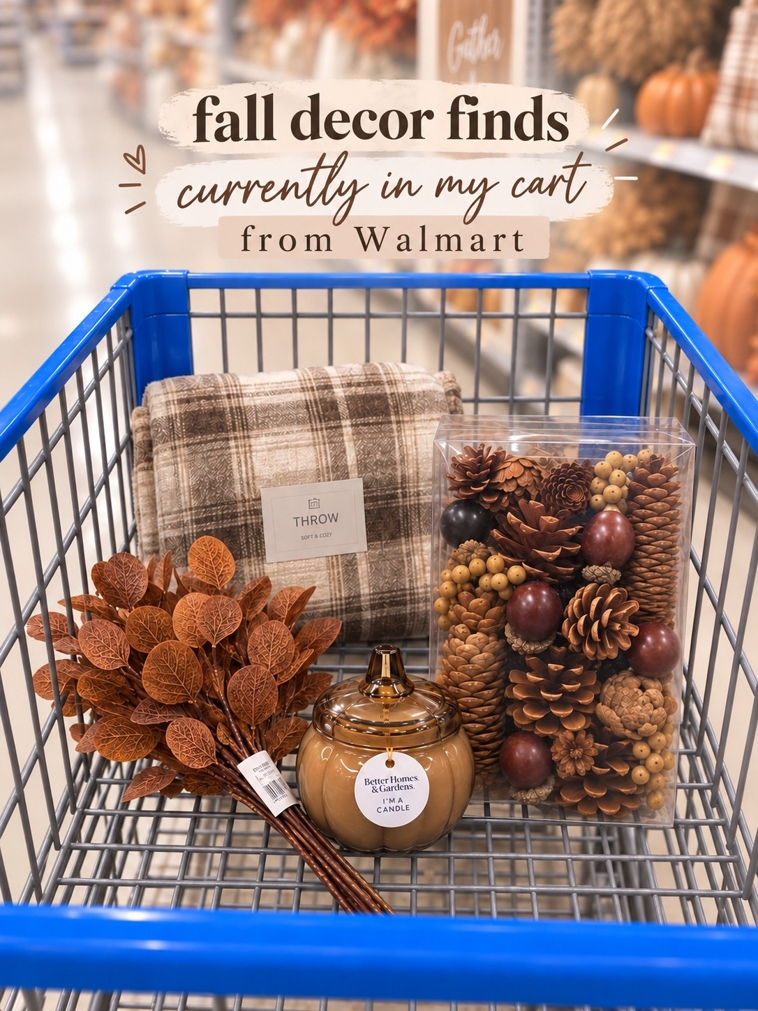 Fall decor season is officially here 🍂🤎 these cozy Walmart finds came home with me!

#LTKSeasonal #LTKSaleAlert #LTKHome