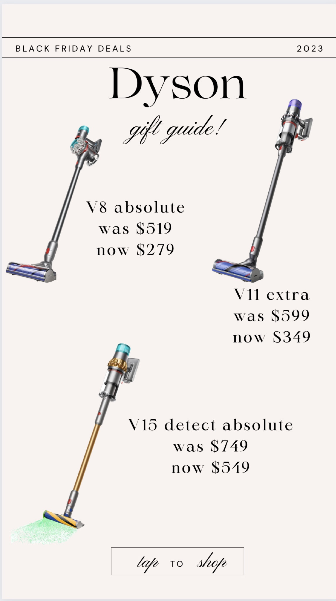 Dysons on sale for Black Friday!! 

#LTKCyberWeek #LTKGiftGuide #LTKhome