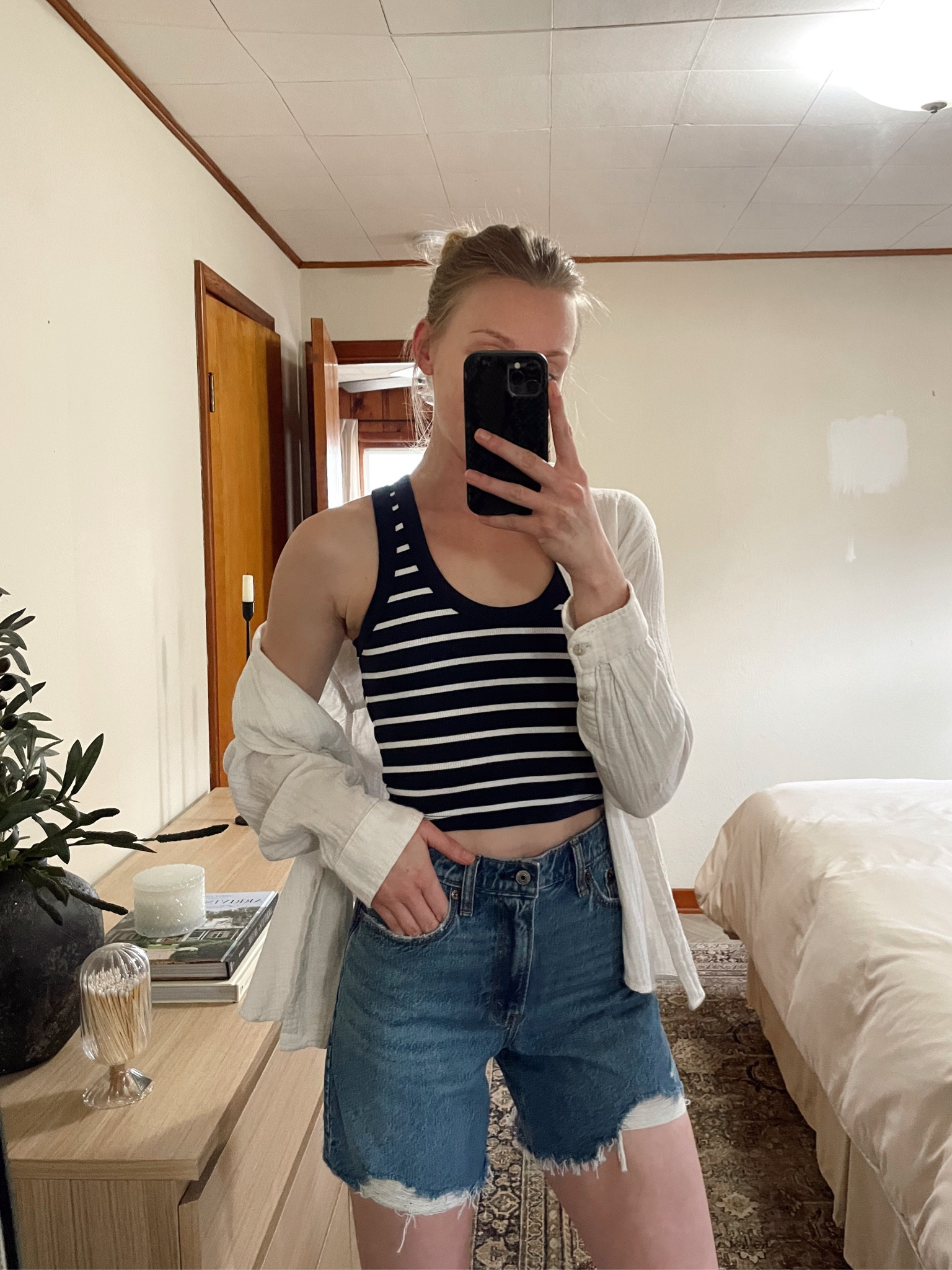 Tank wearing size XS
Shorts wearing size 25

#LTKfindsunder100 #LTKstyletip #LTKsalealert