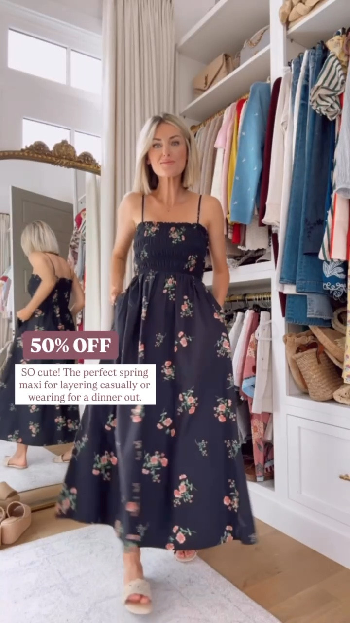 How pretty is this floral dress?! Such an easy throw on & go dress! It’s also 50% off! Wearing XS!

Loverly Grey, Loft, spring dress, spring outfit, midi dress, floral dress

#LTKSeasonal #LTKSaleAlert