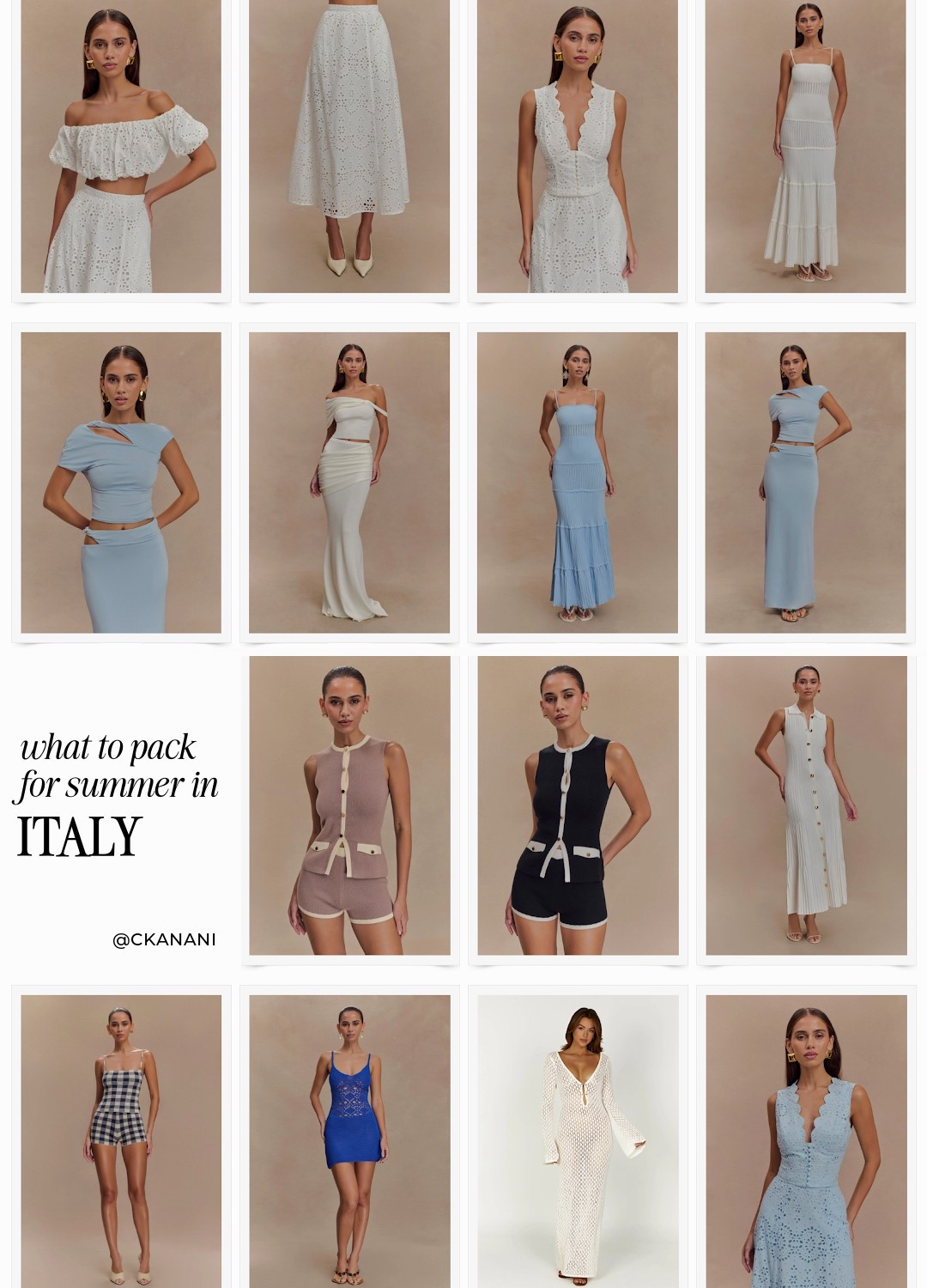 Meshki must haves
Italy outfits summer
Italy vacation outfits
Italian summer outfits
Italy styleboard
Europe outfits
What to wear in Italy
European summer outfit
Europe travel outfits
Europe outfits summer
Outfits to wear in Amalfi Coast
What to wear in Amalfi Coast
Amalfi Coast outfit ideas
Things to wear Amalfi Coast
Outfits to wear in Italy summer
Amalfi Coast aesthetic
Positano aesthetic
Europe packing list
Italy packing list



#LTKSummerEdit #LTKStyleTip #LTKTravel