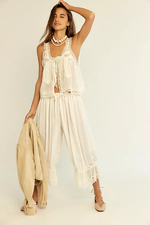 Forever Young Bloomer Pants by Intimately at Free People in White Alyssum, Size: Large | Free People (UK)