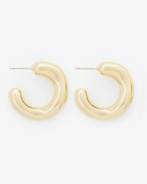 Irregular Hoop Earrings | Express