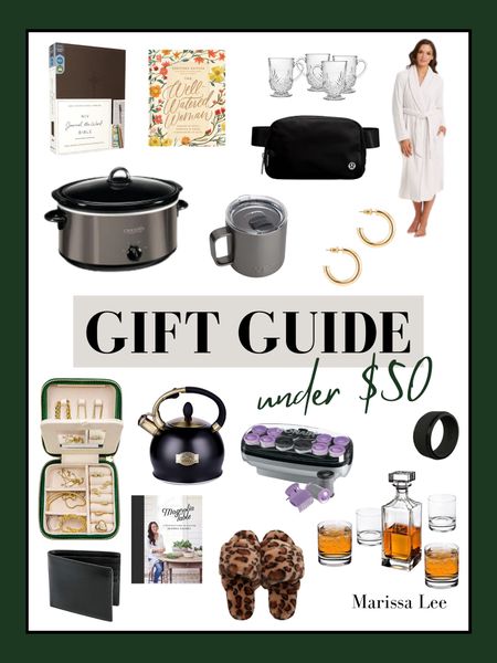 Another Christmas gift guide! Christmas gift ideas for women and men - all under $50 🎄

Lululemon belt bag, cozy robe and slippers, crockpot, jewelry box and organizer, hot hair rollers, cookbook, and more  

#LTKunder50 #LTKSeasonal #LTKHoliday