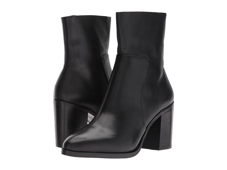 Steve Madden - Rewind (Black Leather) Women's Dress Zip Boots | Zappos