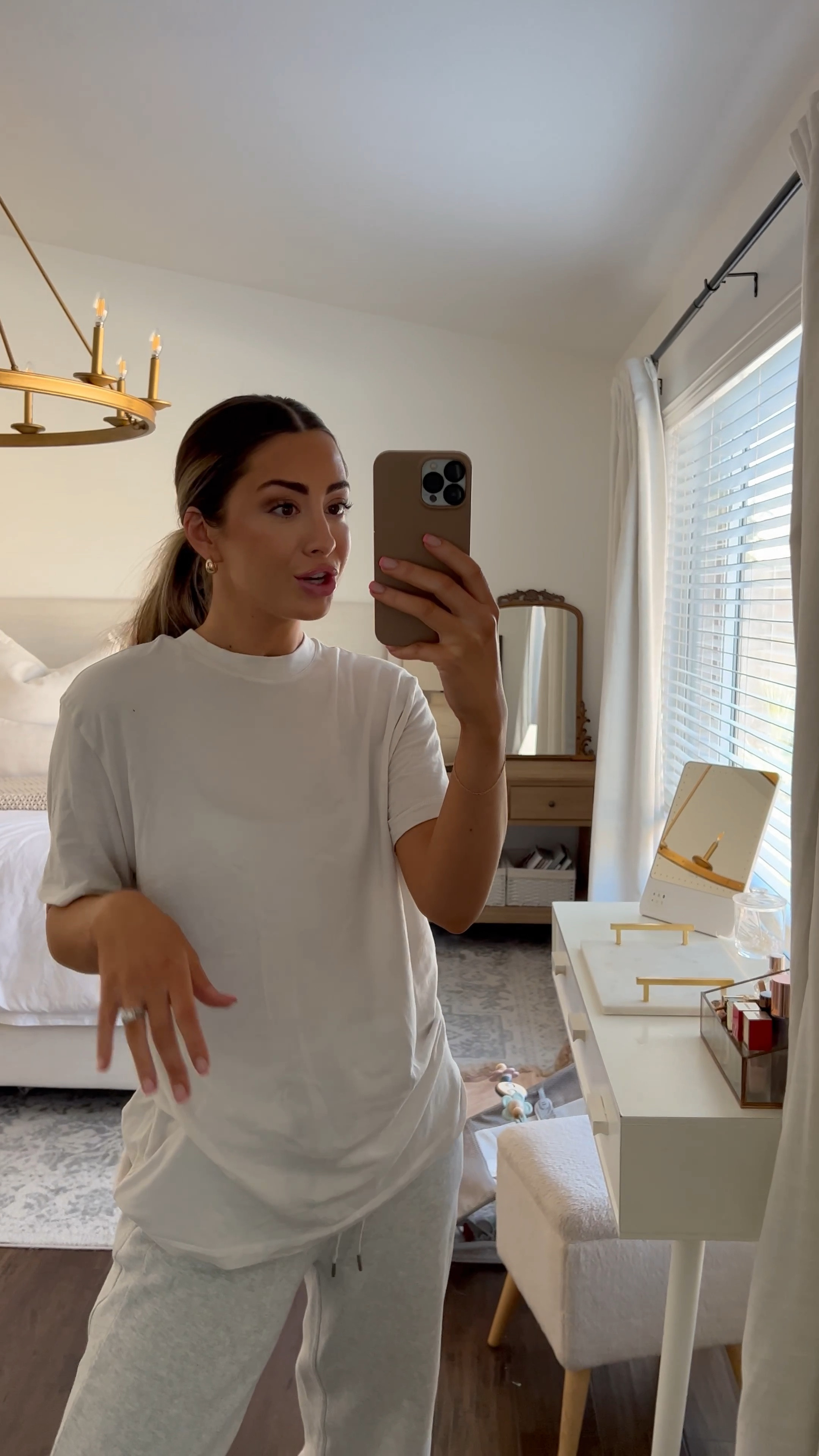 Wearing a large in this shirt - also linking another shirt I forgot to try on but that I have and LOVE! 