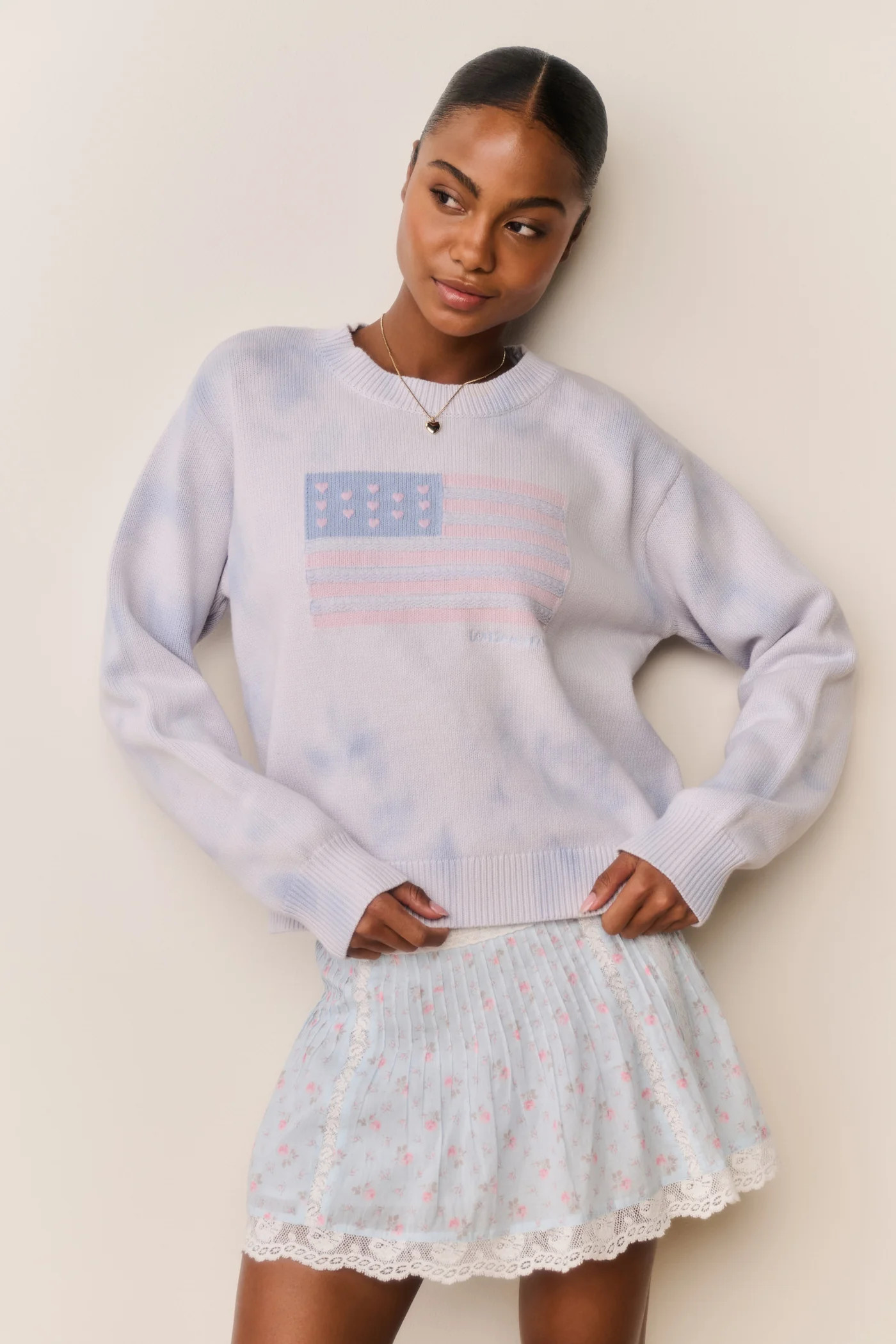 Ty Flag Pullover | LoveShackFancy