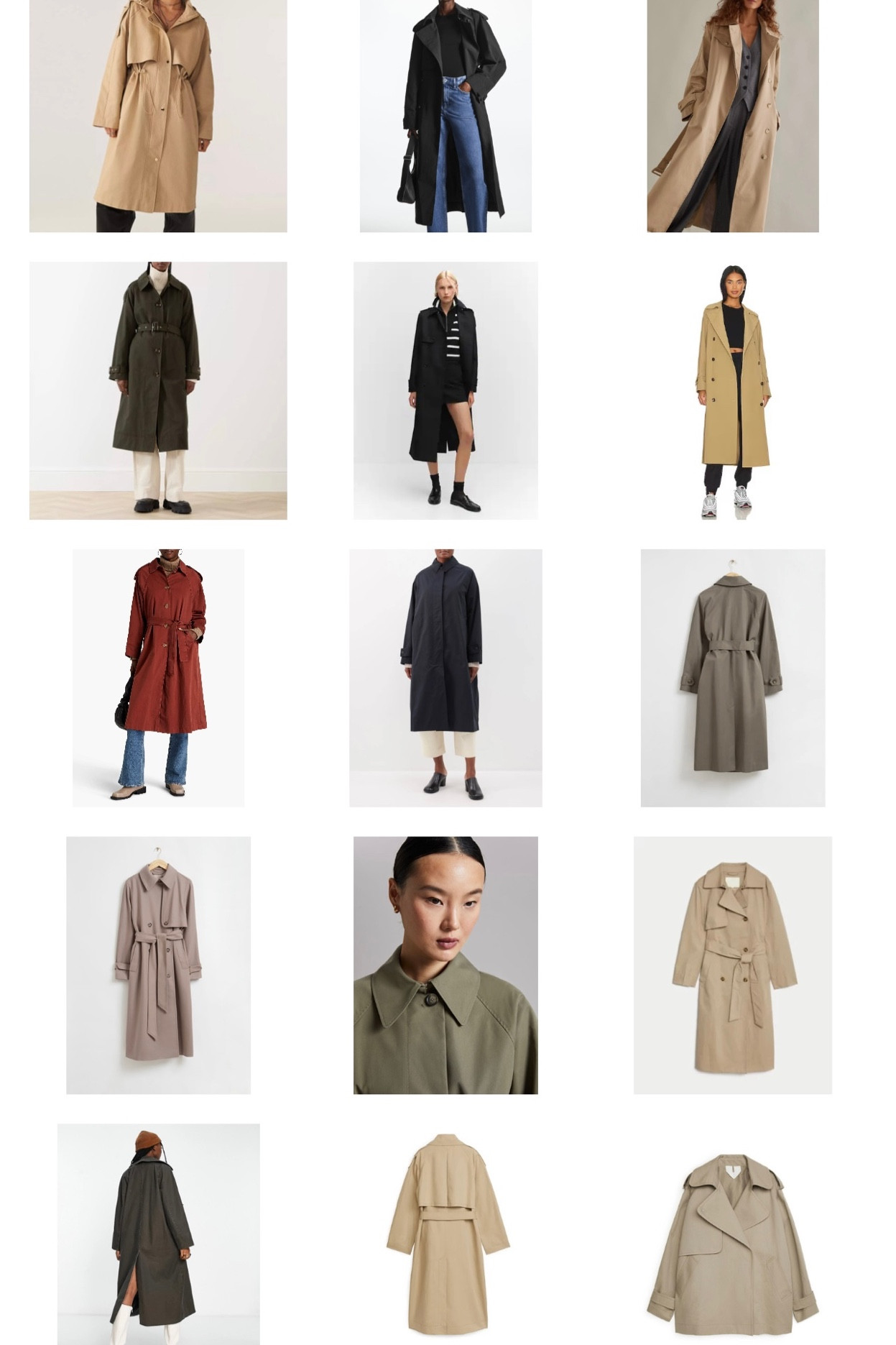 Trench coat edit 2023
Arket other stories trench coats 

#LTKeurope #LTKover40 #LTKstyletip