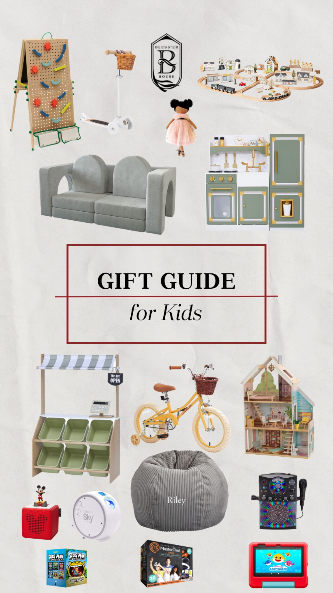 Gift ideas for kids 

Preschool | elementary | grade school | Target | Walmart | Amazon | Pottery Barn Kids | Maisonette 

#LTKkids #LTKGiftGuide #LTKfamily