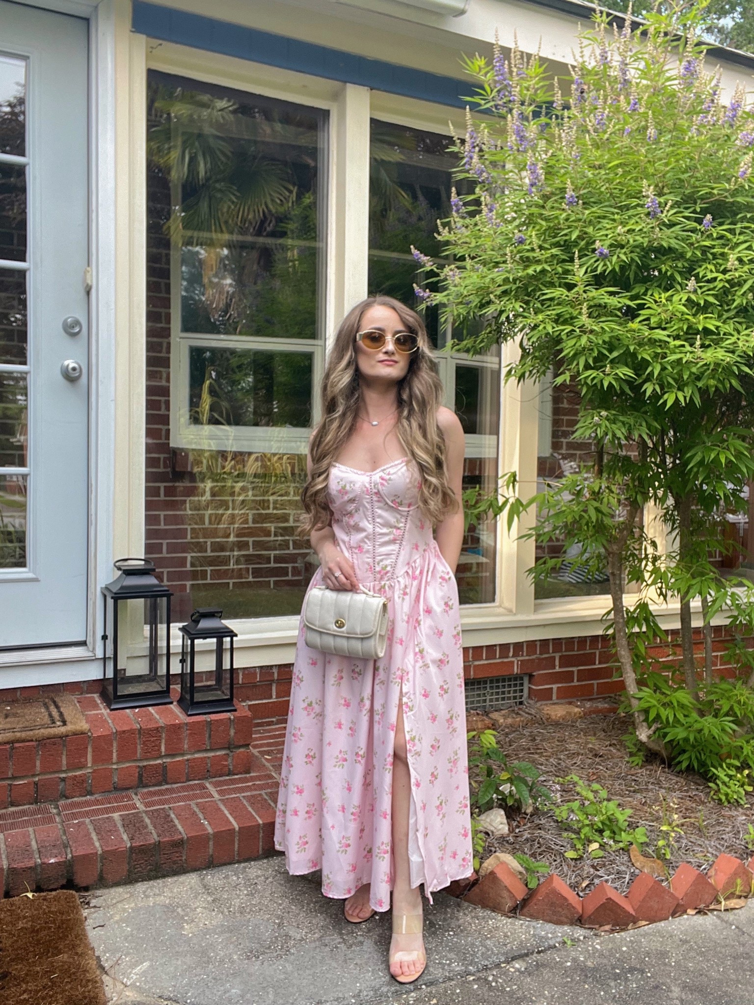 Dress I wore to a wedding expo as a wedding vendor and it was SO GOOD!! Wearing an S but would have ordered my usual XS size if it would have made it on time. It’s supposed to be a midi dress but I’m 4’6 so it’s a maxi dress on me. Giving Bridgerton vibes!! 🌸

#LTKPetite #LTKStyleTip #LTKSummerEdit