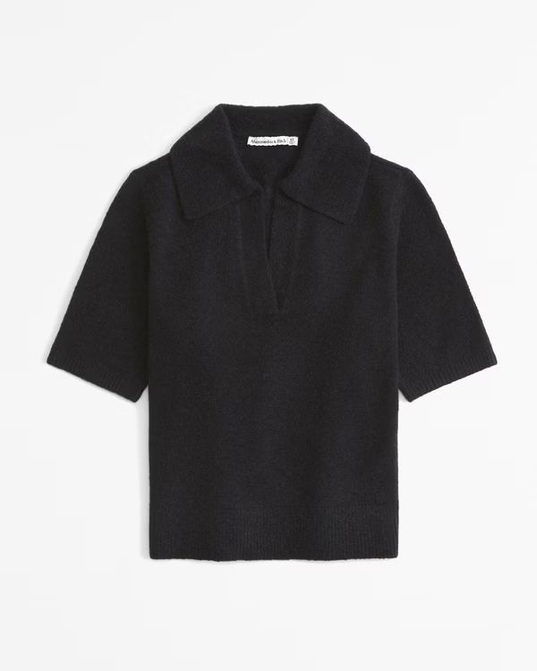 Notch-Neck Sweater Tee | Abercrombie & Fitch (US)