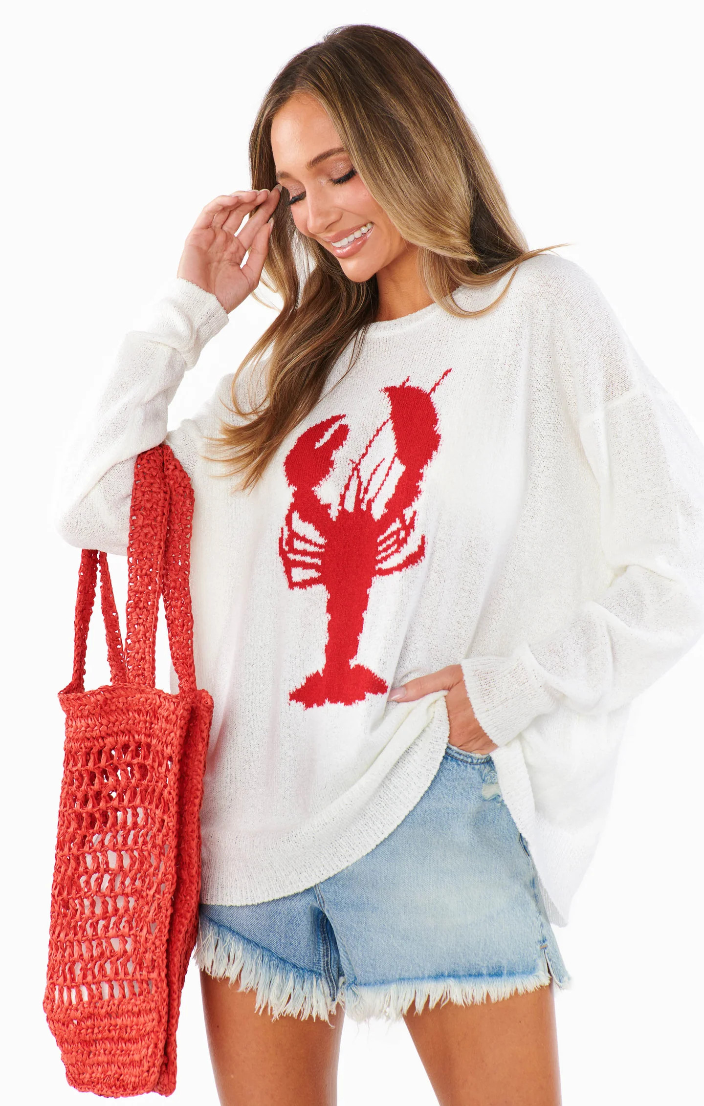 Woodsy Sweater ~ Lobster Knit | Show Me Your Mumu