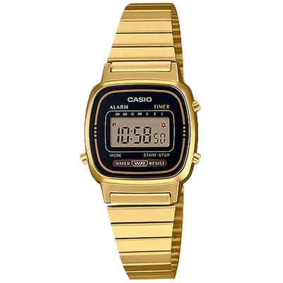 Casio Women's Vintage Digital Gold-Tone Watch - LA-670WGA-1 | Target