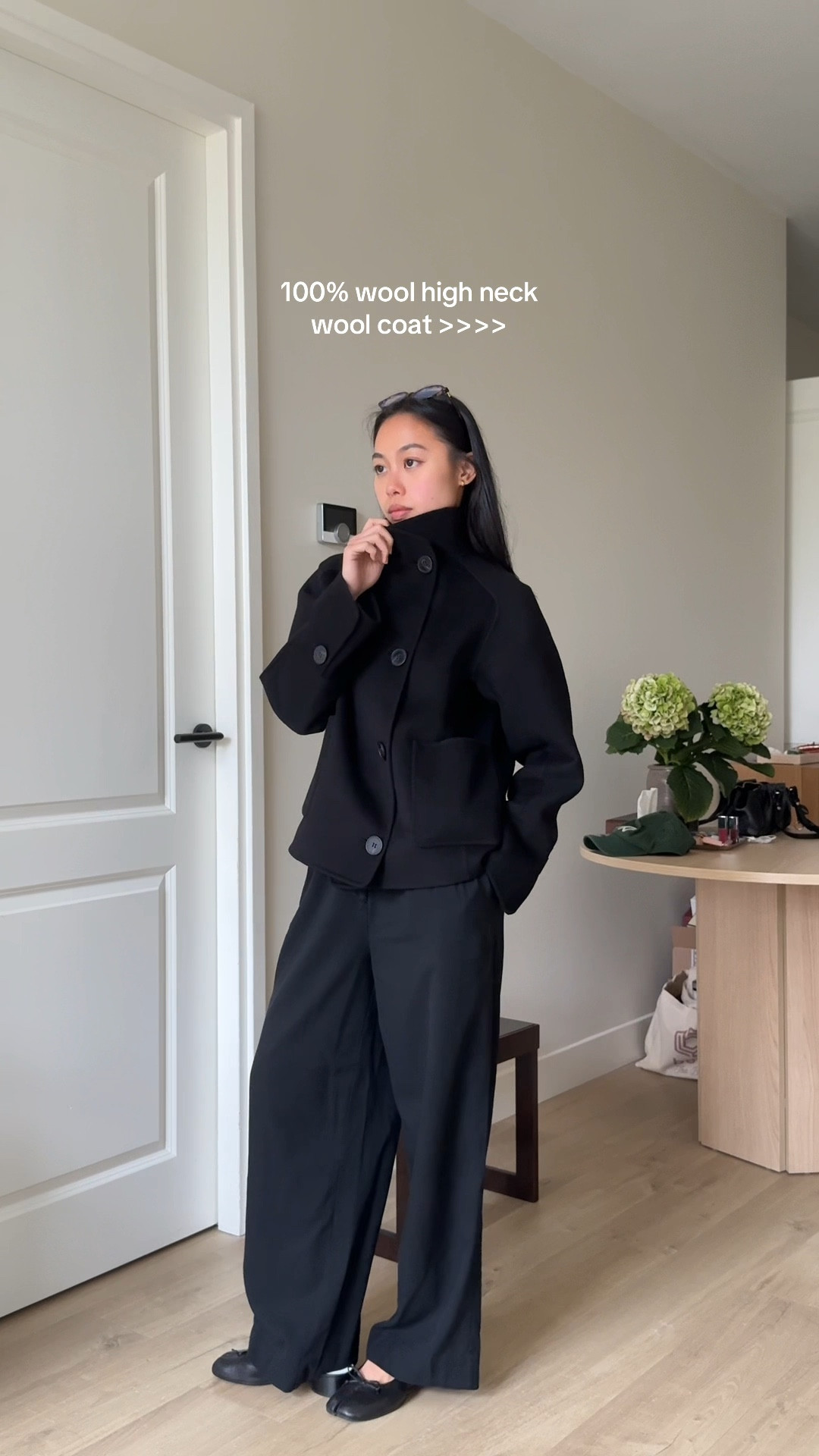 High neck short wool coat from Sezane: must have item this fall & winter

#LTKWorkwear #LTKTravel #LTKStyleTip