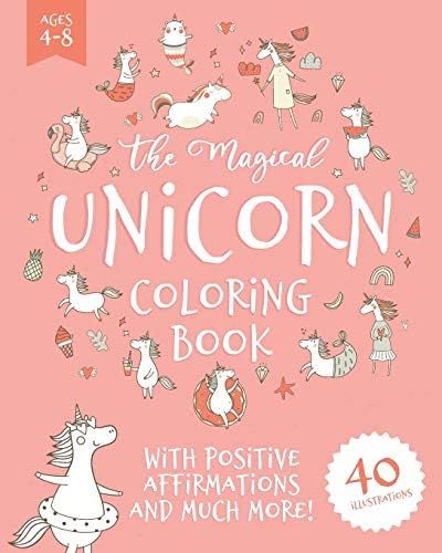 The Magical Unicorn Coloring Book: For Preschool Aged Kids & Kids Ages 6-8, Filled with Sweet Han... | Amazon (US)