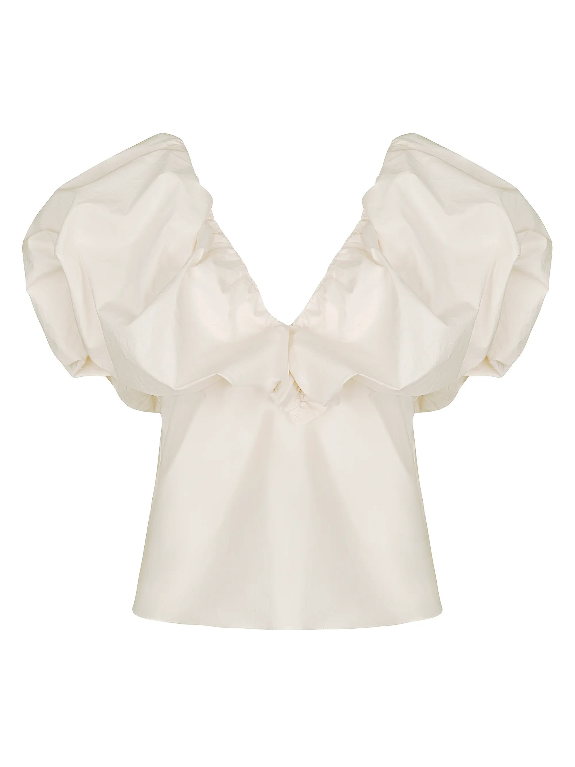 Shop Johanna Ortiz Vientos Salvajes Cotton-Blend Top | Saks Fifth Avenue | Saks Fifth Avenue