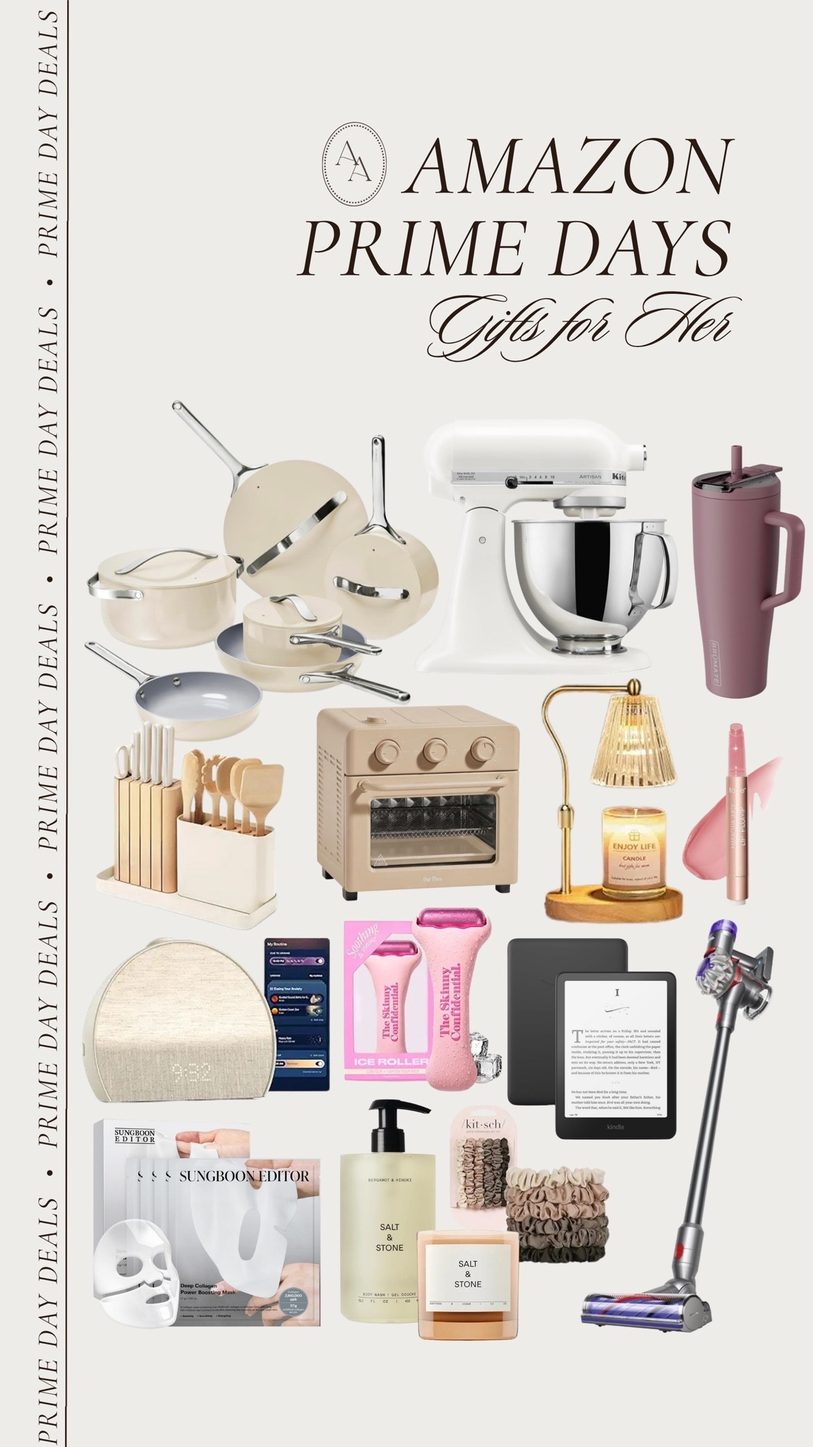My top gift ideas for her! All on sale for Amazon Prime Days 🙌🏼. Great time to get ahead on holiday shopping for her- whether it’s a mom, sister, friend, etc!