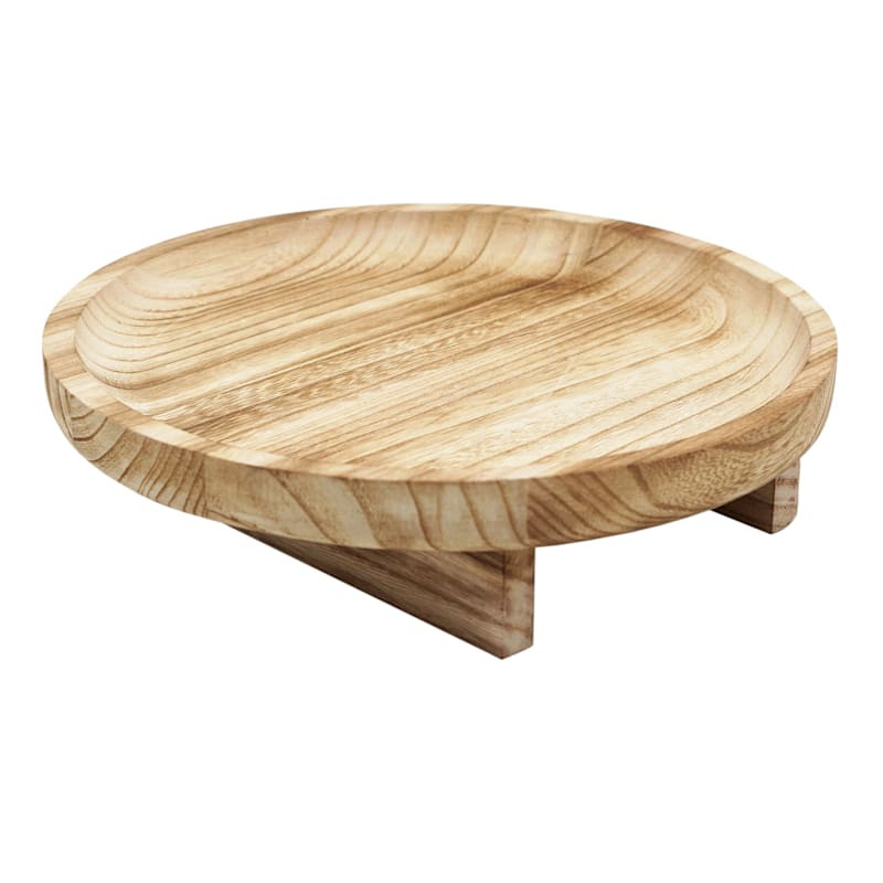 Natural Wooden Plant Stand, Large | At Home