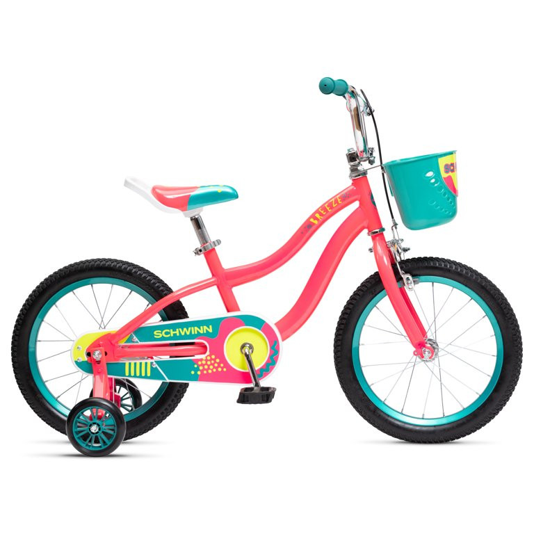 Schwinn Breeze Kids’ Bike, 16-Inch Wheels, Girls Frame, Pink - Walmart.com | Walmart (US)