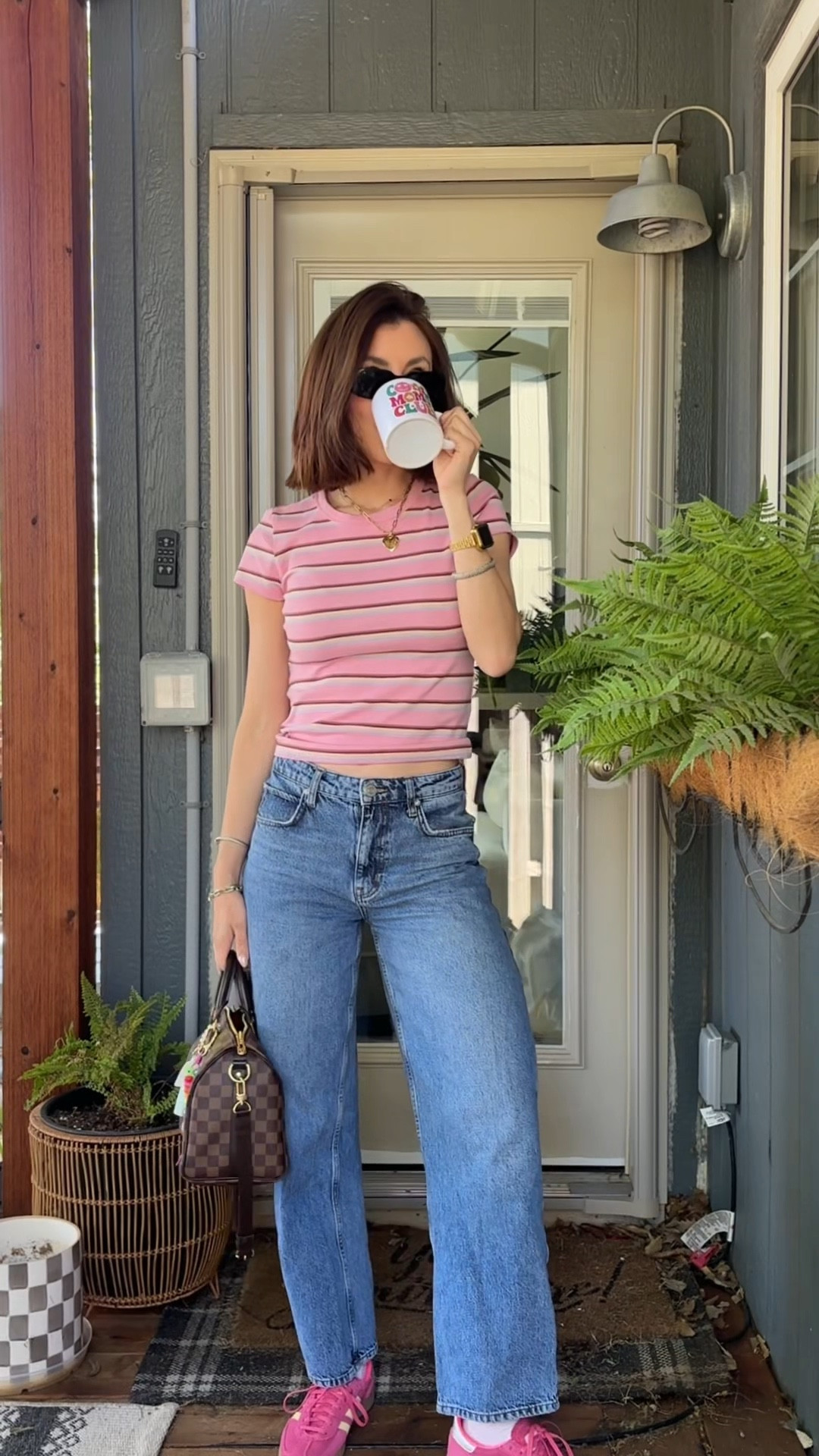 Cutest tee - I sized up to a Medium! 