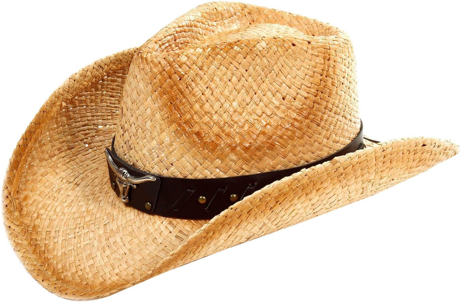 Simplicity New Western Style Classic Cowboy Straw Hat | Amazon (US)