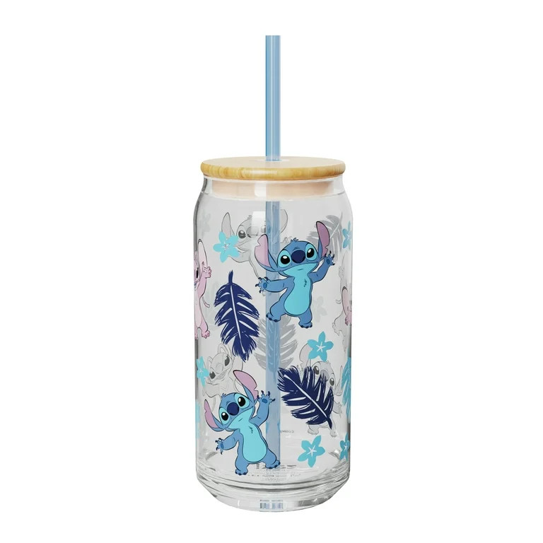 Zak Designs 20oz Stitch Glass Hadley Tumbler | Walmart (US)