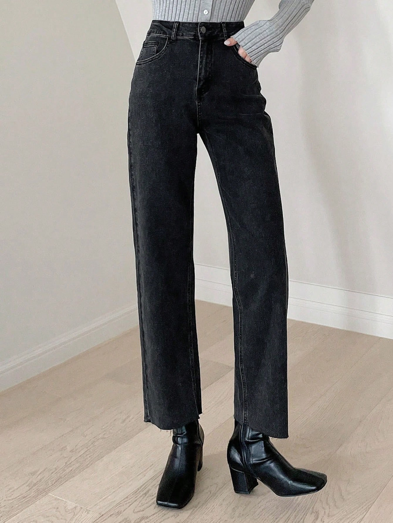 FRIFUL Straight Leg Jeans | SHEIN