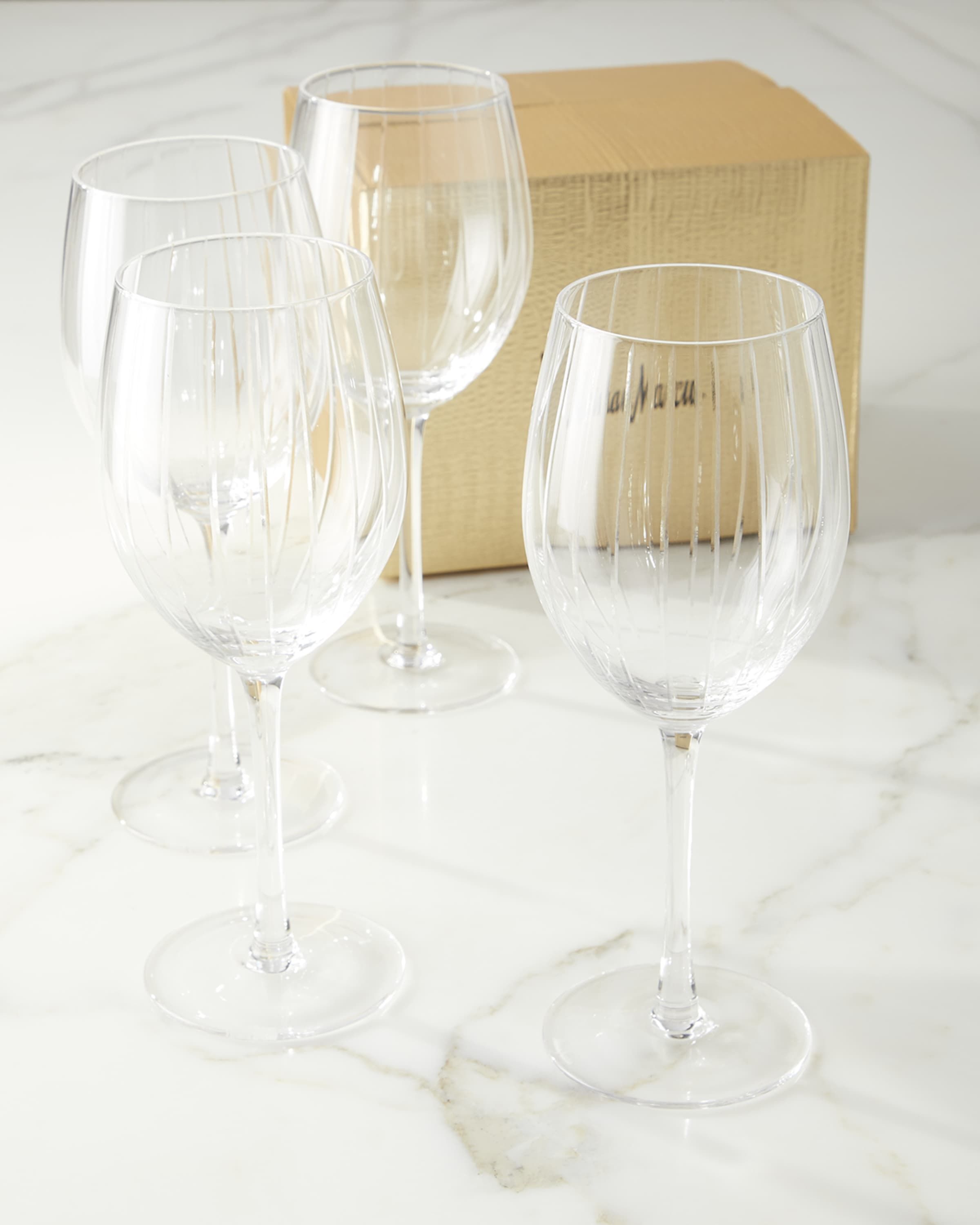 Cut Wine Glasses, Set of 4 | Horchow