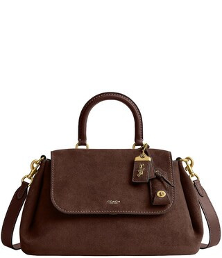Suede Slouchy Rogue Top Handle Satchel Bag | Dillard's