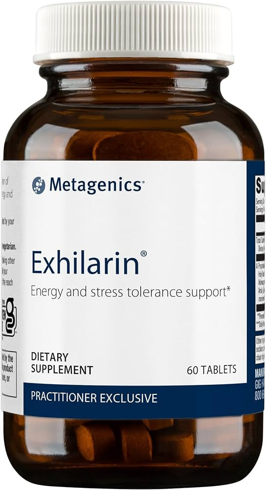 Metagenics Exhilarin, Ayurvedic Formula with Adaptogens and Ashwagandha to Help Support Energy an... | Amazon (US)