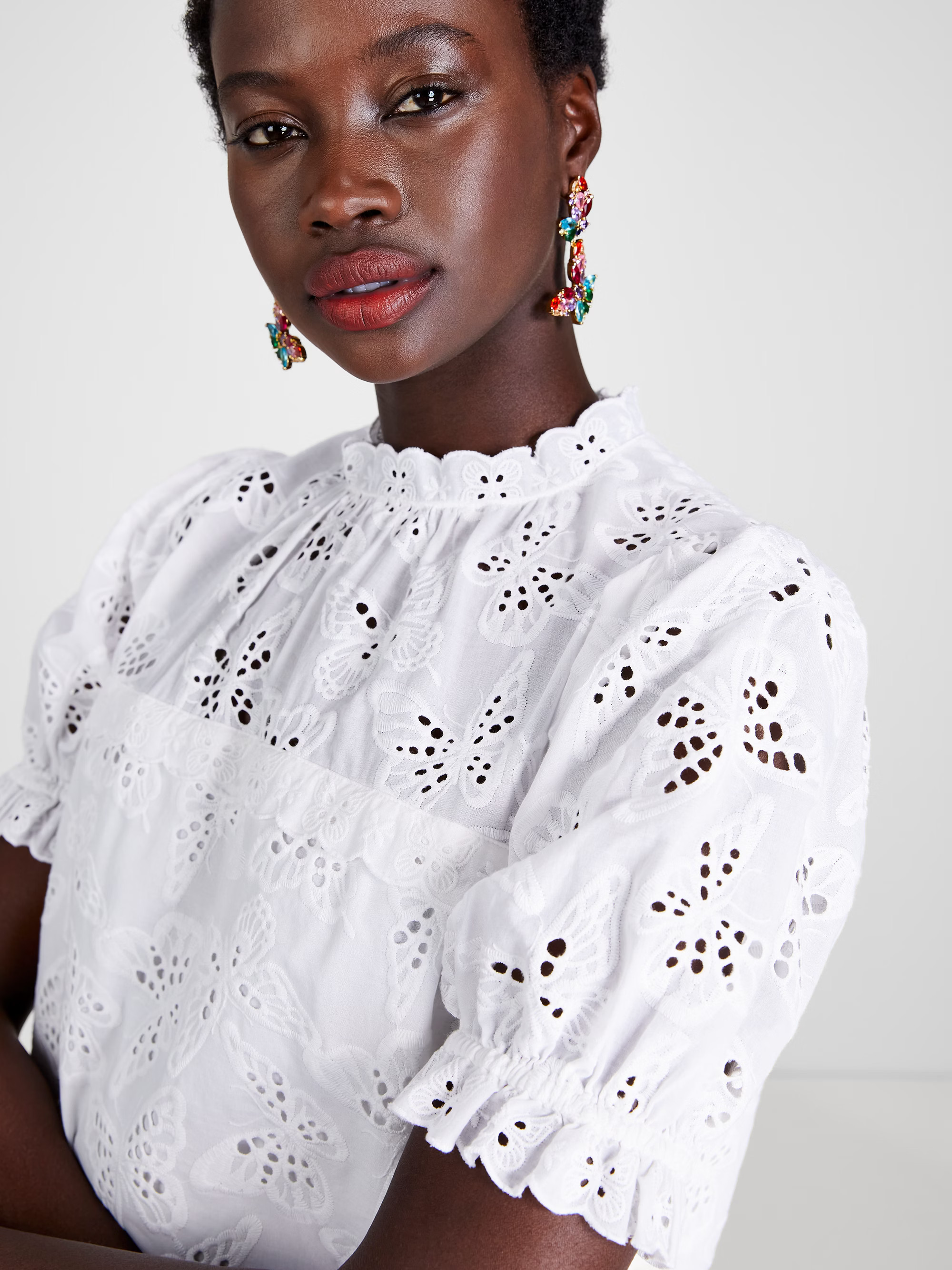 butterfly eyelet top | Kate Spade (US)